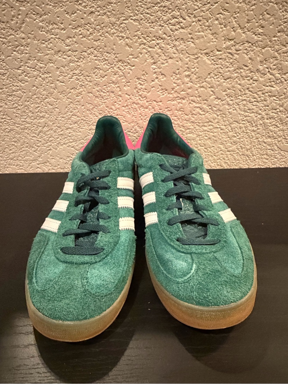 Adidas Collegiate Green Lucid Pink Gazelle Indoor - image 4